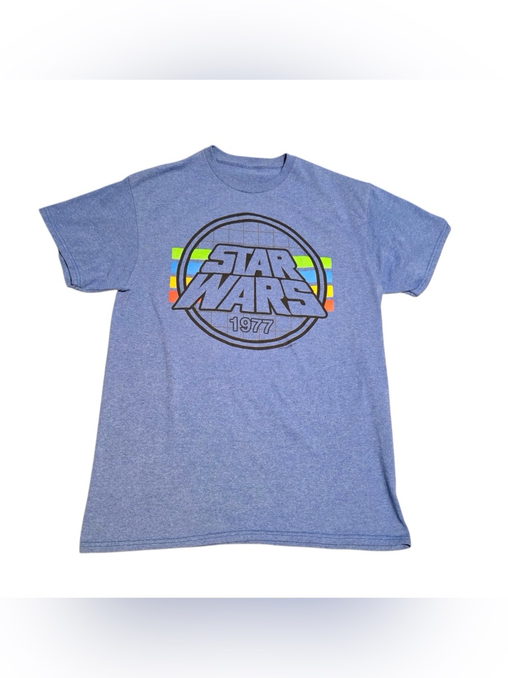 Star Wars 1977 Logo Graphic Tee in Heather Blue